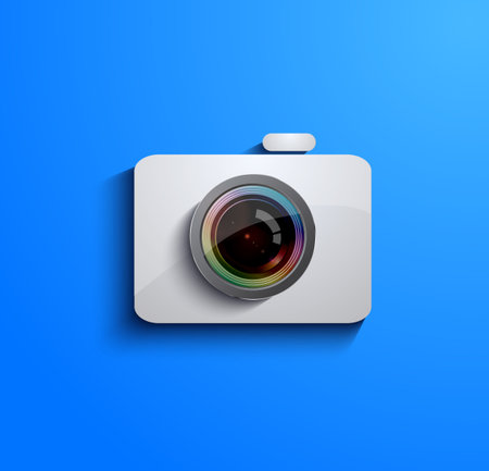 Camera iconのイラスト素材
