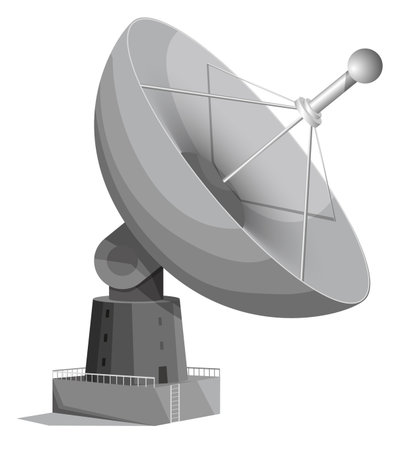 Radar dishのイラスト素材
