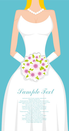 Bride illustration のイラスト素材