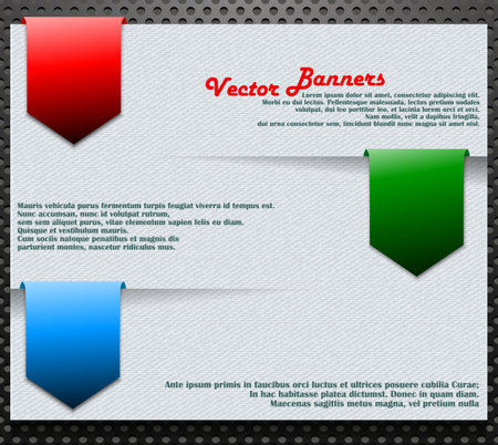 Vector bannersのイラスト素材