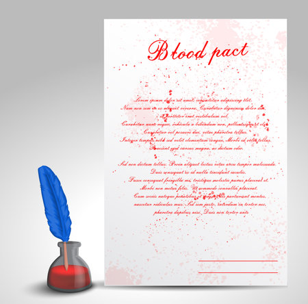 Blood pactのイラスト素材