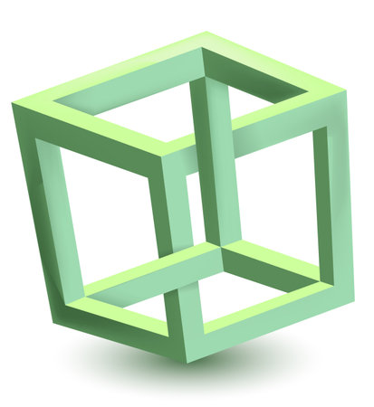Impossible cubeのイラスト素材