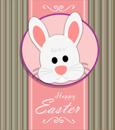 Easter bunny backgroundのイラスト素材
