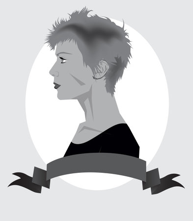 Trendy Girlのイラスト素材