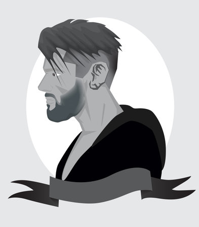 Trendy Hipster Menのイラスト素材