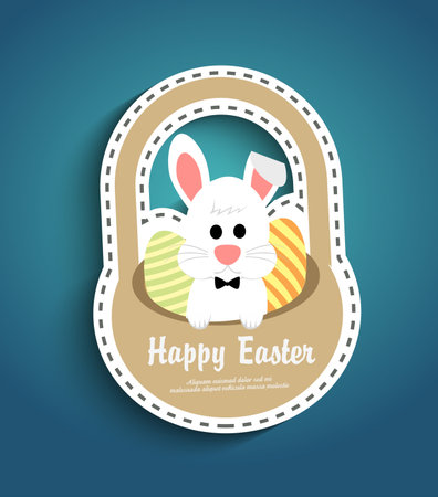 Easter backgroundのイラスト素材