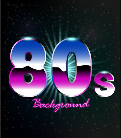 80s Retro Backgroundのイラスト素材