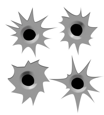 Bullet holesのイラスト素材
