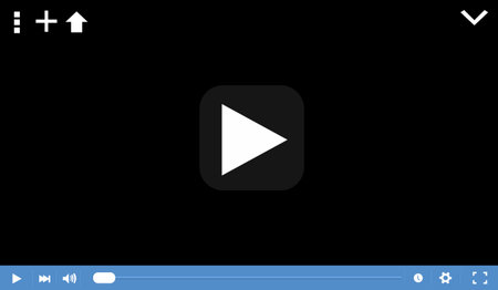 Video playerのイラスト素材