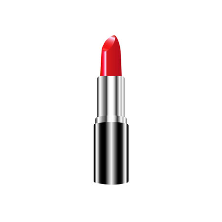 Red lipstick, Makeup beauty vector isolatedのイラスト素材