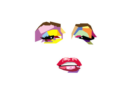Makeup Logo, Beauty Concept, beauty Woman cosmeticのイラスト素材