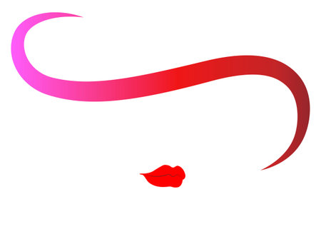 Shop logo fashion woman. Company logo design Transparent backgroundのイラスト素材