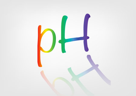 PH Balance Icon , initial monogram logoのイラスト素材