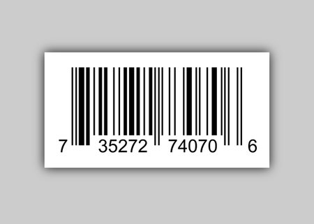 Sample Bar Codes For Scanning Icon Vector Illustration isolatedのイラスト素材