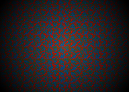 Luxury dark blue and red Background decorated, wallpaper in style retro, Vintage floral elegant pattern abstract vector, vignetting effectのイラスト素材