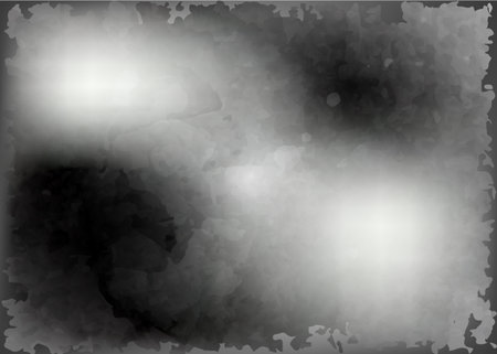 Dark gray watercolor background, monochrome screen saver. Abstract black background with scratches. Vintage grunge background texture elegant monochrome background design. Vector Grungy textured. Vector illustration for your design, artworksのイラスト素材