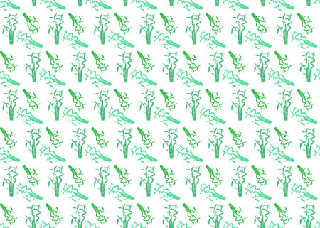 Vector seamless pattern. Traditional Japanese Embroidery Ornament with Japanese paper textureのイラスト素材