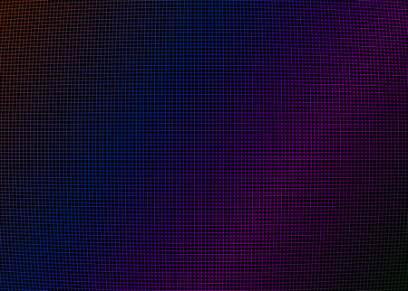 psychedelic grid. Bright abstract retro futuristic background, distorted holographic pearly neon mesh. Vaporwave, synthwave, cyberpunk illustrationのイラスト素材