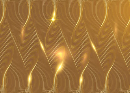 Luxury golden wallpaper. Art Deco Pattern, Vip invitation background texture for print, fabric, packaging design, invite. Vintage vector illustrationのイラスト素材