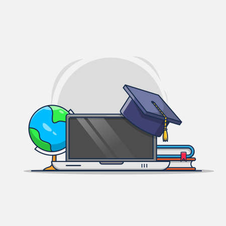 college education technology icon vector illustrationのイラスト素材