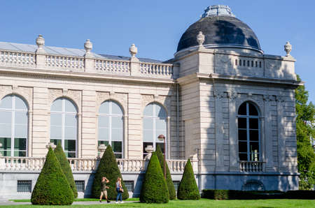 LiÃ¨ge, Belgium - August 22 2019: The Boverie museum in the Boverie parkのeditorial素材