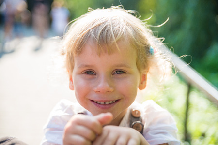smiling girlの写真素材