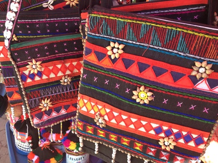 Tribal art, bag, の素材