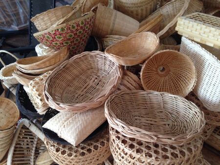 Rattan basketの素材