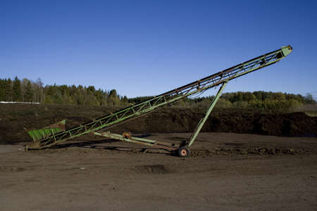 Soil/dirt filtering machineの写真素材