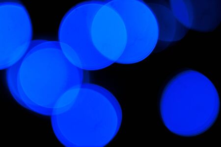 Blurred spots of lights bokeh for abstract color backgroundの写真素材