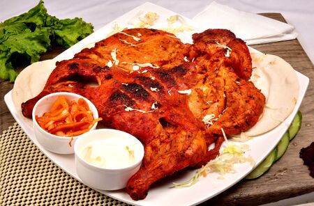 fried chicken breastの写真素材