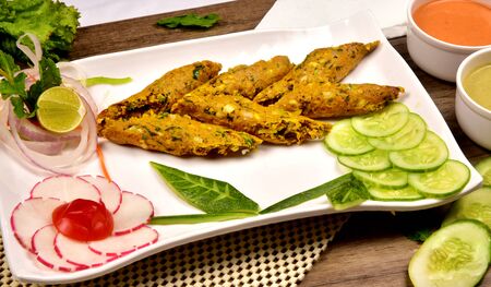 ginger chickenの写真素材