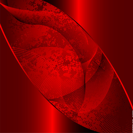 Red grunge metal background with linesのイラスト素材