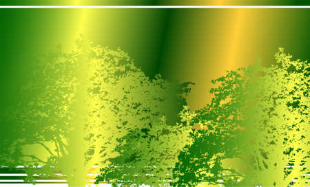 Floral green background with grassのイラスト素材