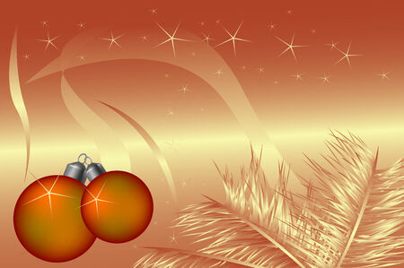 Christmas decorationのイラスト素材