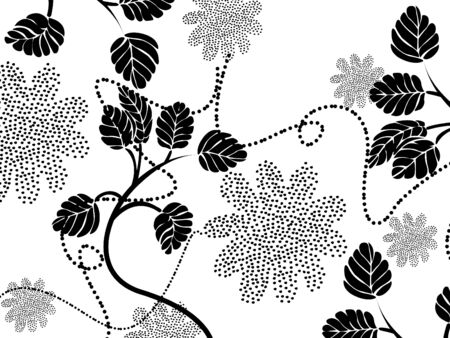 Vintage floral backgroundのイラスト素材