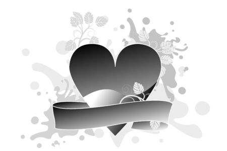 Valentines day grunge backgroundのイラスト素材