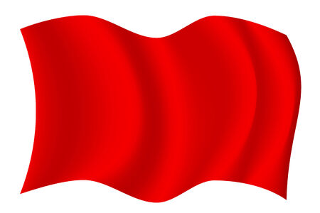 Red flagのイラスト素材