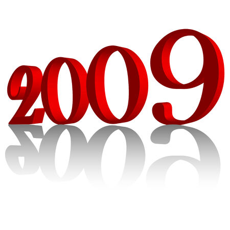 New year digitsのイラスト素材