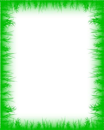 Grass frame のイラスト素材