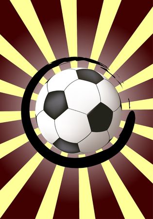 Soccer ballのイラスト素材