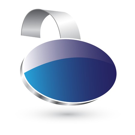 3d label のイラスト素材