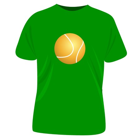 Tennis t-shirt のイラスト素材