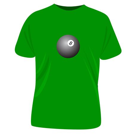 Pool t-shirt のイラスト素材