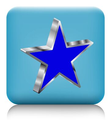 3d star のイラスト素材