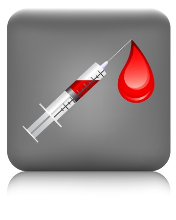 Medical syringe のイラスト素材