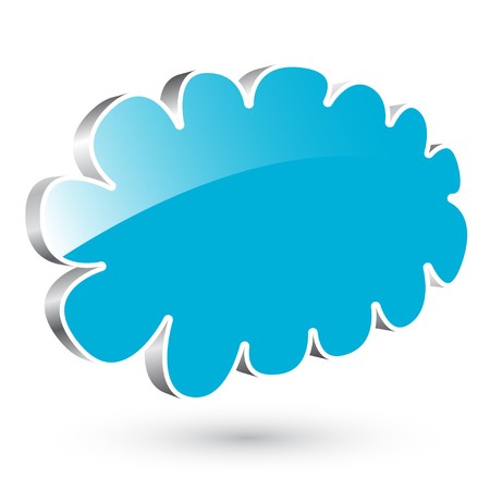 3d  cloudのイラスト素材