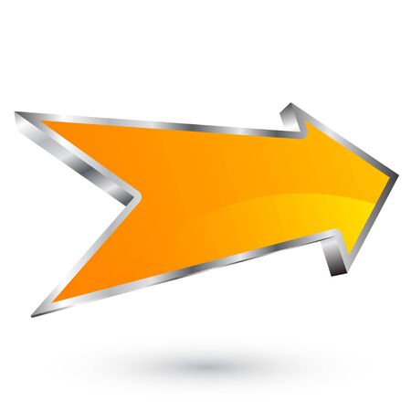 3d  arrowのイラスト素材