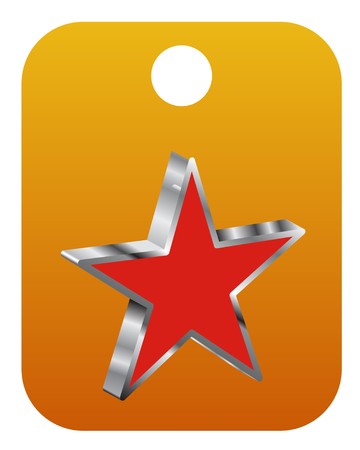 3d star のイラスト素材