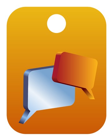 Chat icon のイラスト素材